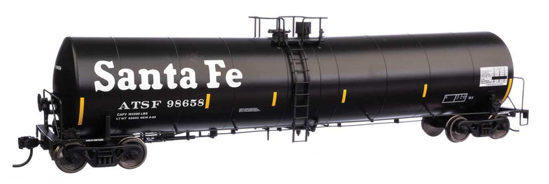 WalthersMainline 910-48205 Trinity 25,000-Gallon Tank Car - Ready to Run -- Santa Fe