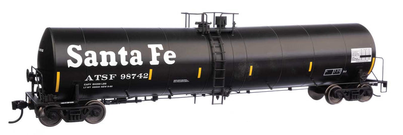 WalthersMainline 910-48206 Trinity 25,000-Gallon Tank Car - Ready to Run -- Santa Fe