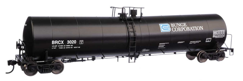 WalthersMainline 910-48208 Trinity 25,000-Gallon Tank Car - Ready to Run -- Bunge Corp. BRCX