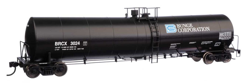 WalthersMainline 910-48209 Trinity 25,000-Gallon Tank Car - Ready to Run -- Bunge Corp. BRCX