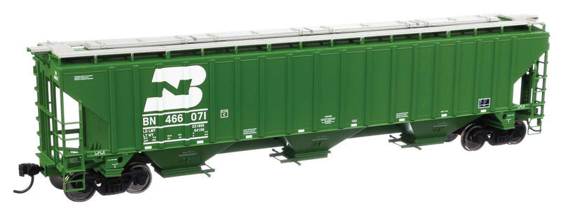 WalthersMainline 910-49001 Trinity 4750 3-Bay Covered Hopper - Ready to Run -- Burlington Northern