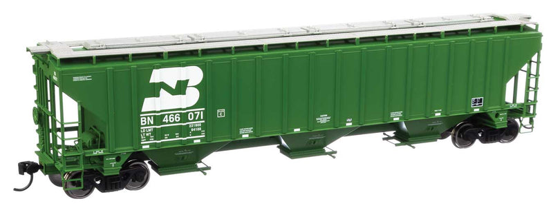 WalthersMainline 910-49001 Trinity 4750 3-Bay Covered Hopper - Ready to Run -- Burlington Northern