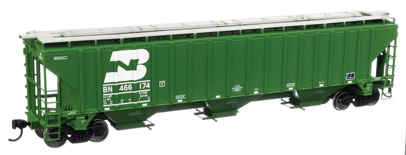 WalthersMainline 910-49003 Trinity 4750 3-Bay Covered Hopper - Ready to Run -- Burlington Northern