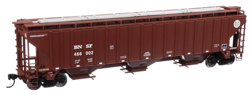 WalthersMainline 910-49005 Trinity 4750 3-Bay Covered Hopper - Ready to Run -- BNSF