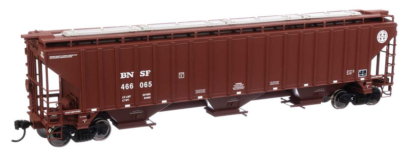 WalthersMainline 910-49007 Trinity 4750 3-Bay Covered Hopper - Ready to Run -- BNSF