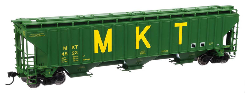 WalthersMainline 910-49025 Trinity 4750 3-Bay Covered Hopper - Ready to Run -- Missouri-Kansas-Texas(TM)