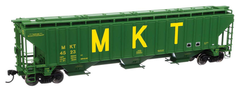 WalthersMainline 910-49025 Trinity 4750 3-Bay Covered Hopper - Ready to Run -- Missouri-Kansas-Texas(TM)