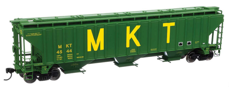 WalthersMainline 910-49027 Trinity 4750 3-Bay Covered Hopper - Ready to Run -- Missouri-Kansas-Texas(TM)