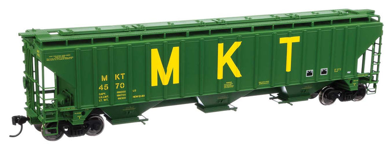 WalthersMainline 910-49028 Trinity 4750 3-Bay Covered Hopper - Ready to Run -- Missouri-Kansas-Texas(TM)