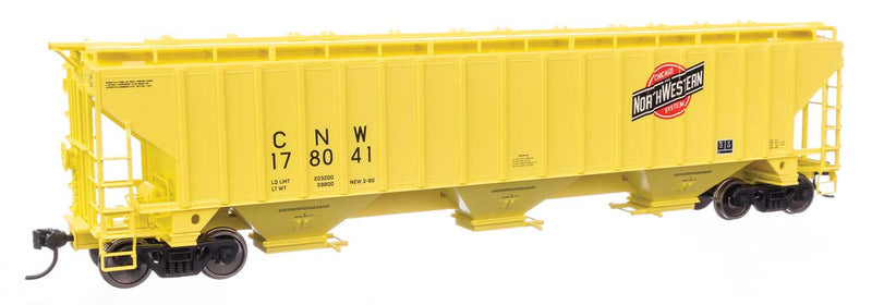 WalthersMainline 910-49033 HO 57' Trinity 4750 3-Bay Covered Hopper - Chicago & North Western