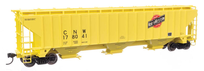 WalthersMainline 910-49033 HO 57' Trinity 4750 3-Bay Covered Hopper - Chicago & North Western