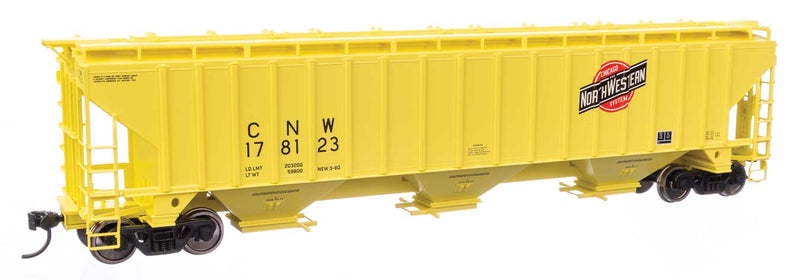 WalthersMainline 910-49034 HO 57' Trinity 4750 3-Bay Covered Hopper - Chicago & North Western