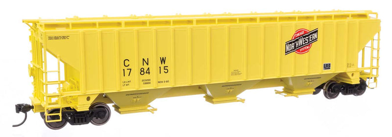 WalthersMainline 910-49036 HO 57' Trinity 4750 3-Bay Covered Hopper - Chicago & North Western