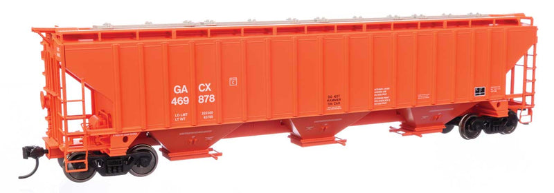 WalthersMainline 910-49039 HO 57' Trinity 4750 3-Bay Covered Hopper - General American Marks Co. - GACX