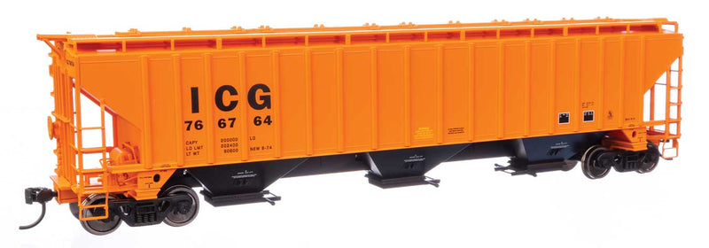 WalthersMainline 910-49042 HO 57' Trinity 4750 3-Bay Covered Hopper - Illinois Central Gulf