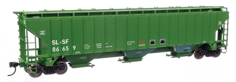 WalthersMainline 910-49050 HO 57' Trinity 4750 3-Bay Covered Hopper - St. Louis - San Francisco