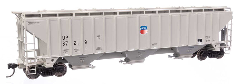 WalthersMainline 910-49057 HO 57' Trinity 4750 3-Bay Covered Hopper - Union Pacific