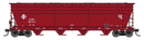PREORDER Walthers Mainline HO 910-49223 ACF 5250 4-Bay Centerflow Covered Hopper, Santa Fe