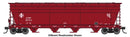 PREORDER Walthers Mainline HO 910-49225 ACF 5250 4-Bay Centerflow Covered Hopper, Santa Fe