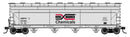 PREORDER Walthers Mainline HO 910-49229 ACF 5250 4-Bay Centerflow Covered Hopper, Borg Warner ACFX