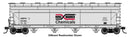 PREORDER Walthers Mainline HO 910-49231 ACF 5250 4-Bay Centerflow Covered Hopper, Borg Warner ACFX