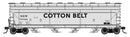 PREORDER Walthers Mainline HO 910-49241 ACF 5250 4-Bay Centerflow Covered Hopper, Cotton Belt SSW