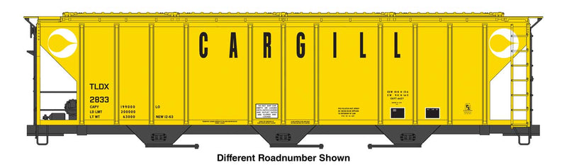 PREORDER WalthersMainline 910-49405 HO 50' Pullman-Standard PS2-CD 4427 3-Bay Covered Hopper - Ready to Run -- Cargill