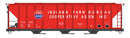 WalthersMainline 910-49412 HO 50' Pullman-Standard PS2-CD 4427 3-Bay Covered Hopper - Ready to Run -- Indiana Farm Bureau TLCX