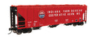 WalthersMainline 910-49414 HO 50' Pullman-Standard PS2-CD 4427 3-Bay Covered Hopper - Ready to Run -- Indiana Farm Bureau TLCX