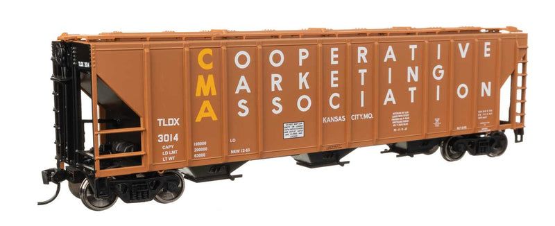 WalthersMainline 910-49421 HO 50' Pullman-Standard PS2-CD 4427 3-Bay Covered Hopper - Ready to Run -- CMA TLDX