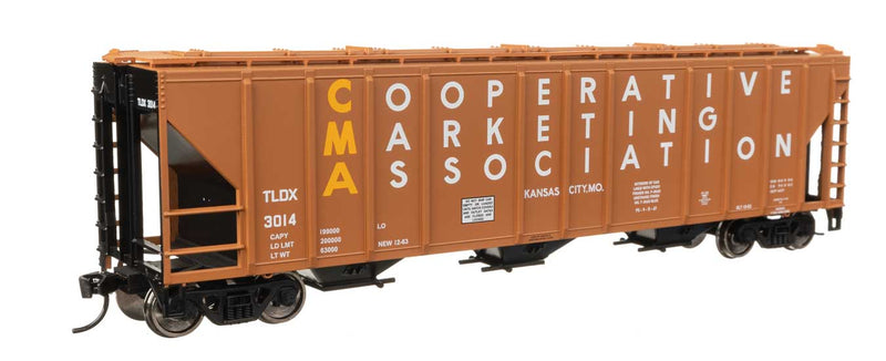 WalthersMainline 910-49421 HO 50' Pullman-Standard PS2-CD 4427 3-Bay Covered Hopper - Ready to Run -- CMA TLDX