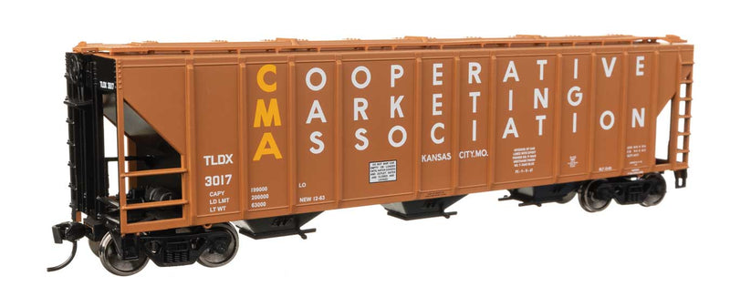 WalthersMainline 910-49422 HO 50' Pullman-Standard PS2-CD 4427 3-Bay Covered Hopper - Ready to Run -- CMA TLDX