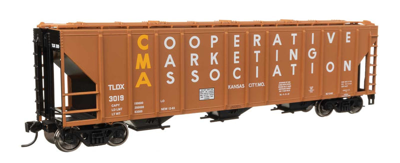 WalthersMainline 910-49423 HO 50' Pullman-Standard PS2-CD 4427 3-Bay Covered Hopper - Ready to Run -- CMA TLDX