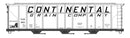 WalthersMainline 910-49424 HO 50' Pullman-Standard PS2-CD 4427 3-Bay Covered Hopper - Ready to Run -- Continental Grain Co TLDX