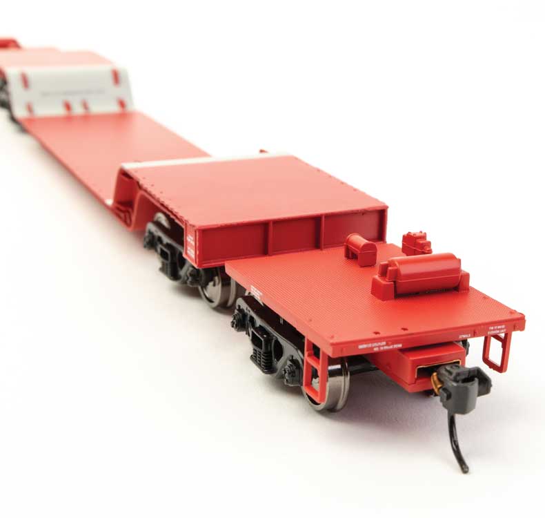 WalthersMainline 910-50209 81' 8-Axle Depressed Center Flatcar - Ready to Run -- Kasgro Rail