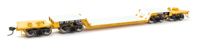 WalthersMainline 910-50220 81' 8-Axle Depressed Center Flatcar - Ready to Run -- TTX