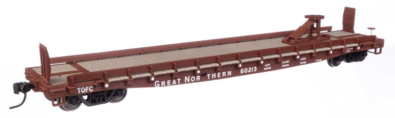 WalthersMainline 910-50505 53' GSC Piggyback Service Flatcar - Ready to Run -- Great Northern