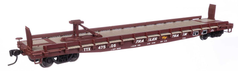 WalthersMainline 910-50514 53' GSC Piggyback Service Flatcar - Ready to Run -- Trailer Train TTX