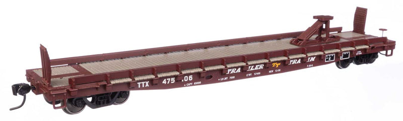 WalthersMainline 910-50514 53' GSC Piggyback Service Flatcar - Ready to Run -- Trailer Train TTX