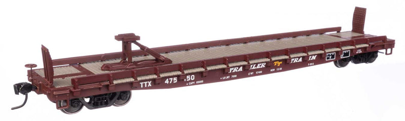 WalthersMainline 910-50515 53' GSC Piggyback Service Flatcar - Ready to Run -- Trailer Train TTX