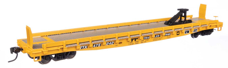 WalthersMainline 910-50518 53' GSC Piggyback Service Flatcar - Ready to Run -- Trailer Train TTX