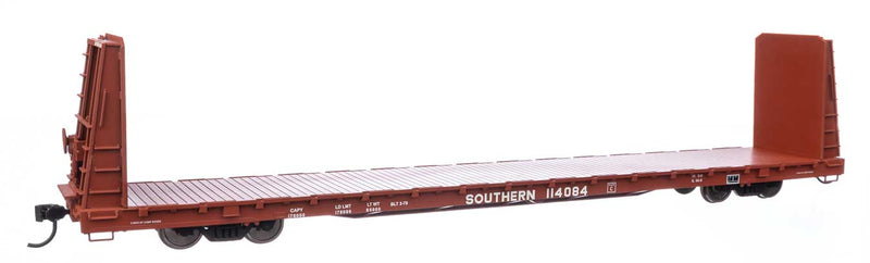 WalthersMainline 910-50611 68' Bulkhead Flatcar - Ready to Run -- Southern Railway