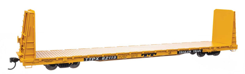 WalthersMainline 910-50617 68' Bulkhead Flatcar - Ready to Run -- TTPX