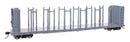 Walthers Mainline HO 50800 63' Pulpwood Flatcar, Undecorated/Unlettered