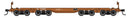PREORDER Walthers Mainline HO 910-51014 66' Heavy-Duty 4-Truck Flatcar, Conrail