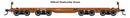 PREORDER Walthers Mainline HO 910-51015 66' Heavy-Duty 4-Truck Flatcar, Conrail