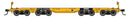 PREORDER Walthers Mainline HO 910-51022 66' Heavy-Duty 4-Truck Flatcar, TTX