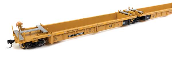 WalthersMainline 910-55670 Thrall 5-Unit Rebuilt 40' Well Car - Ready to Run -- TTX DTTX