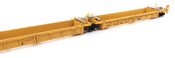 PREORDER WalthersMainline 910-55677 Thrall 5-Unit Rebuilt 40' Well Car - Ready to Run -- BNSF Santa Fe Leasing SFLC