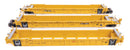 WalthersMainline 910-55809 NSC Articulated 3-Unit 53' Well Car - Ready to Run -- TTX DTTX
